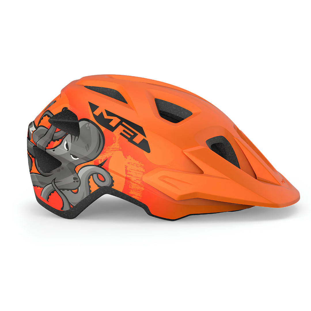 MET Eldar Orange Matt Helmet