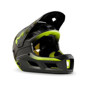 MET PARACHUTE MCR MIPS CE CAMO LIME GREEN | MATT GLOSS L