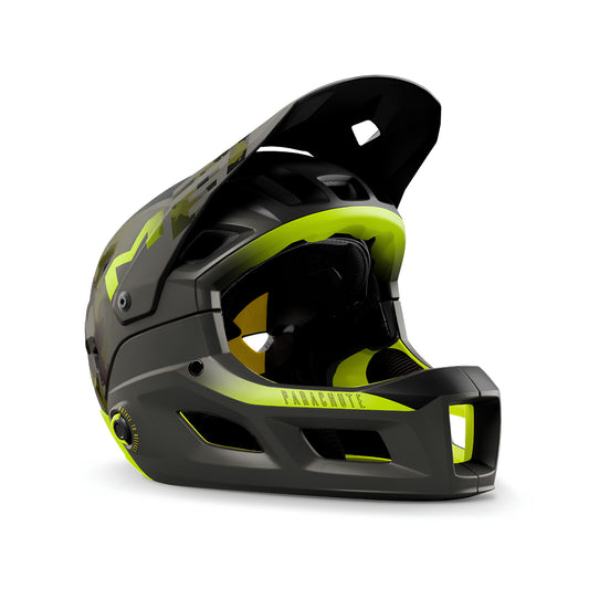MET PARACHUTE MCR MIPS CE CAMO LIME GREEN | MATT GLOSS L