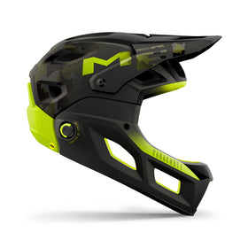 MET PARACHUTE MCR MIPS CE CAMO LIME GREEN | MATT GLOSS L