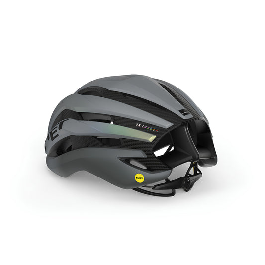 MET TRENTA 3K CARBON MIPS CE GRAY IRIDESCENT | MATT