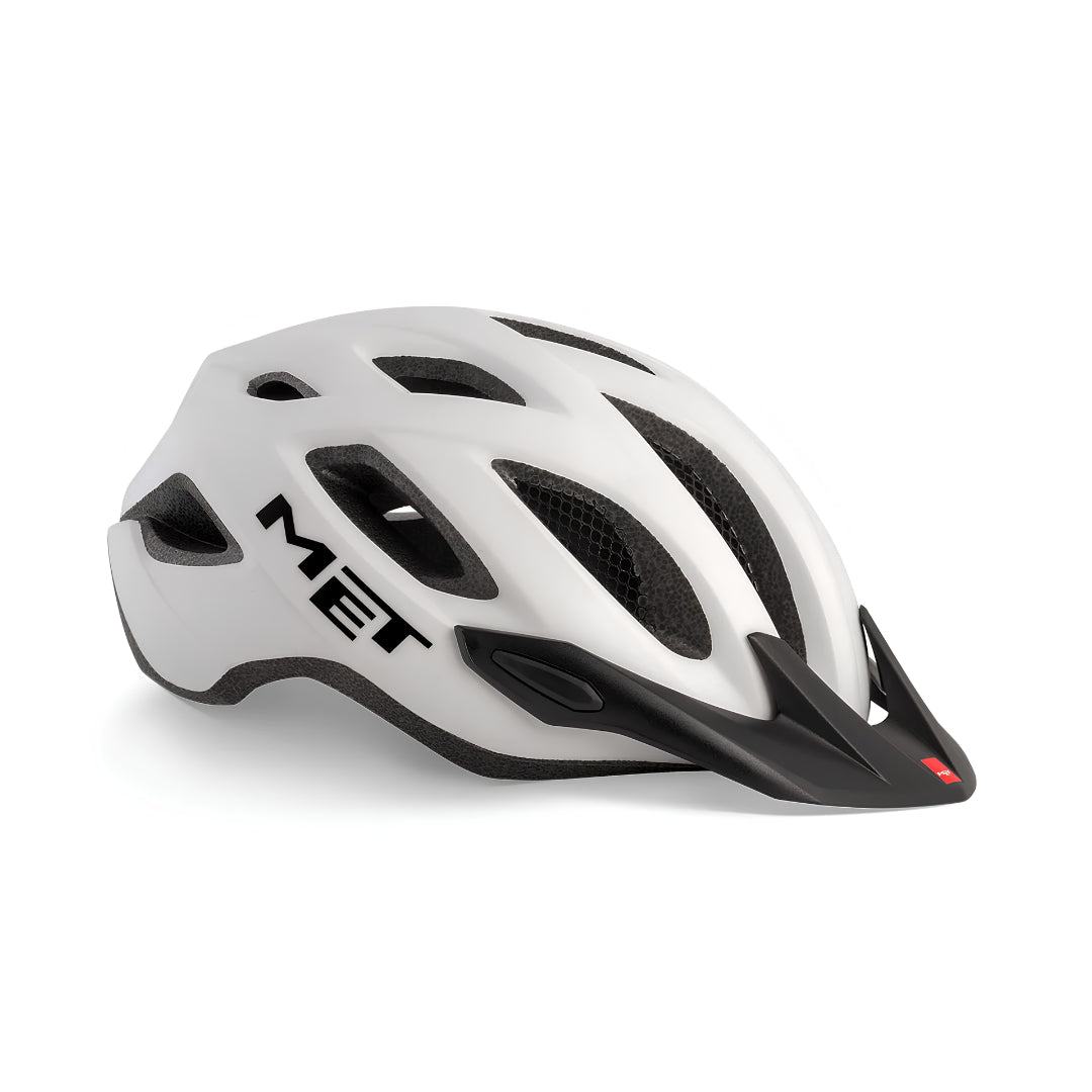 MET CROSSOVER CE WHITE/ MATT