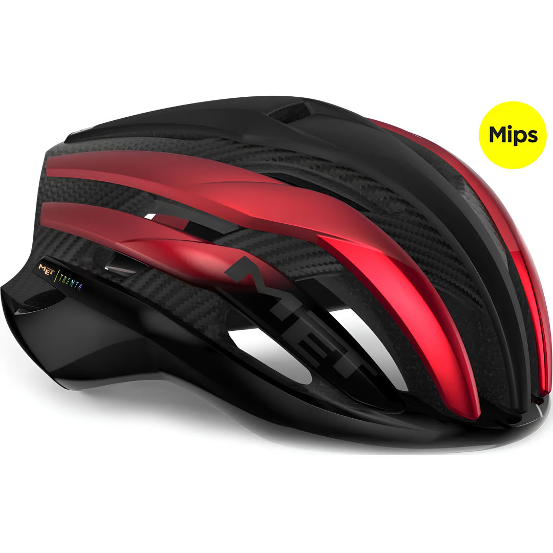 TRENTA 3K CARBON MIPS CE BLACK RED METAL / MATT GLOSSY