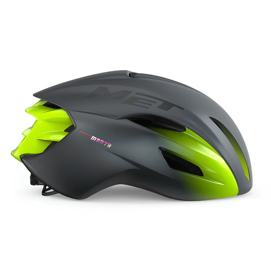 MET MANTA MIPS CE GRAY FLUO YELLOW | MATT GLOSSY