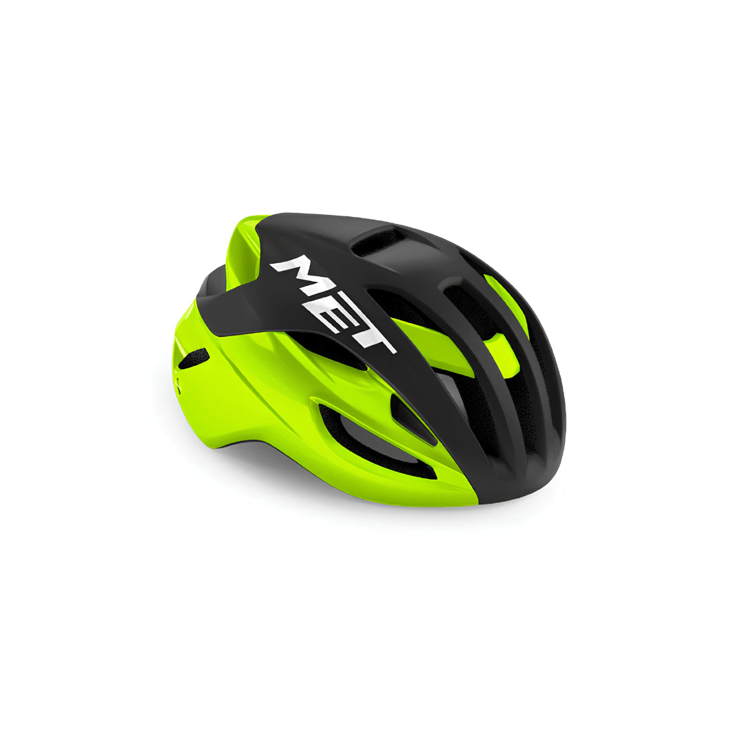 MET RIVALE MIPS CE BLACK FLUO YELLOW | MATT GLOSSY