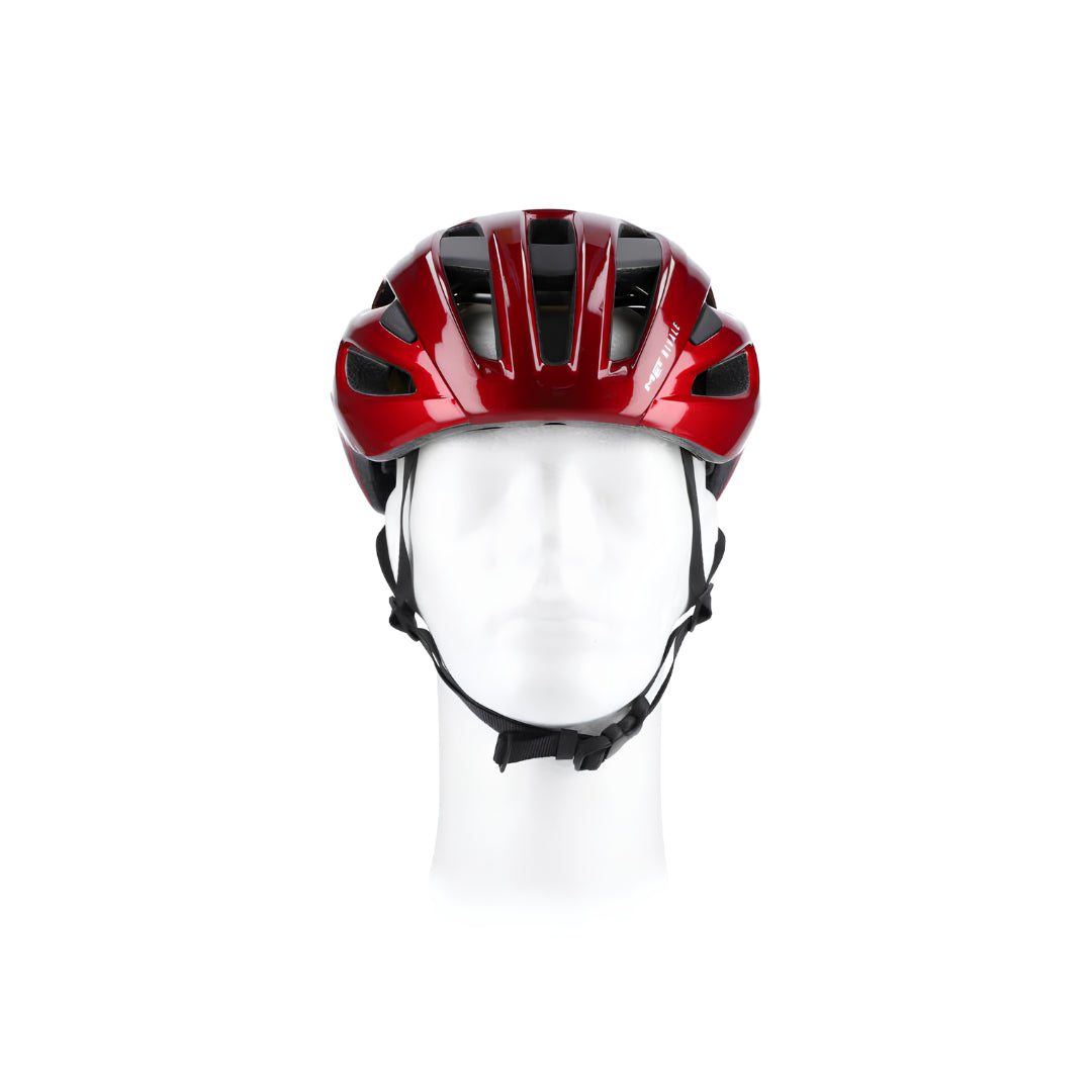 MET RIVALE MIPS CE RED METALLIC | GLOSSY