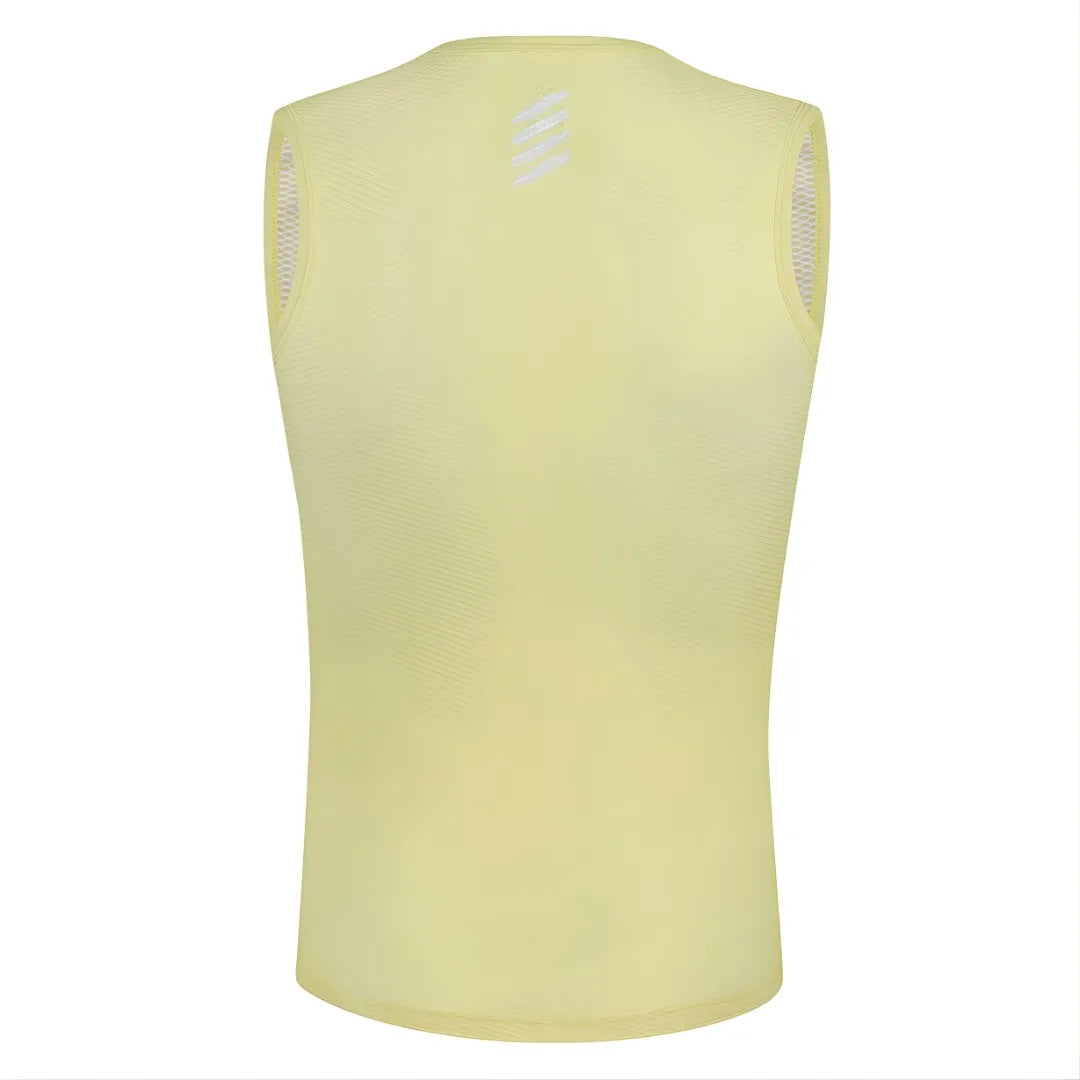 Skull Monton Monday Baselayer-Canary Yellow