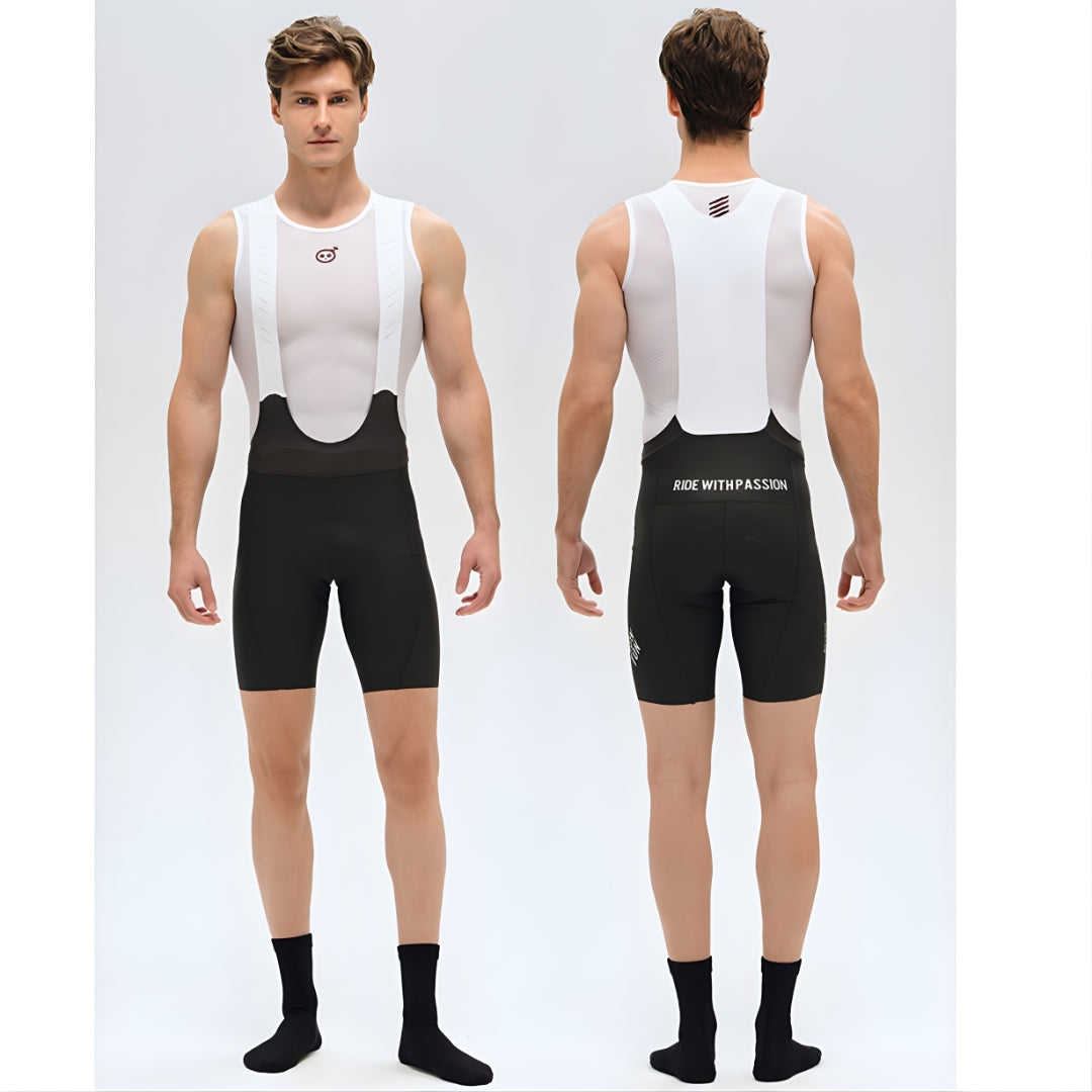 Monton Minima Bibshorts-Black-Grey