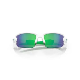 Oakley Sunglass Flak® XXS (Youth Fit) prizm jade Lenses, matte white Frame