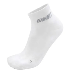 Gambitt Distance Low Cut Unisex Compression Socks (White)
