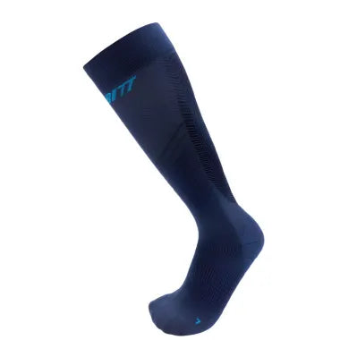 Gambitt Endurance Tall Unisex Compression Socks (Ocean Blue/Blue)