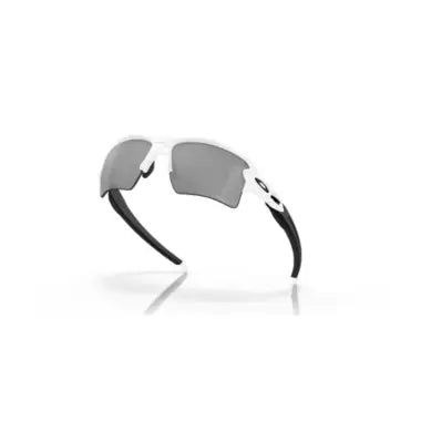 Oakley Flak 2.0 XL prizm black polarized Lenses, polished white Frame