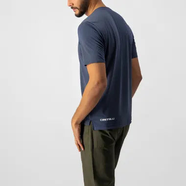 CASTELLI TECH TEE-DARK INFINITY BUE