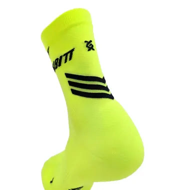 Gambitt Distance Short Unisex Compression Socks (Fluo Yellow)