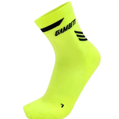 Gambitt Distance Short Unisex Compression Socks (Fluo Yellow)