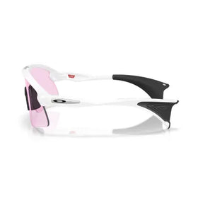 Oakley Sunglass Stunt Devil S prizm low light Lenses With matte white Frame