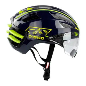 Casco Speedairo2 RS blue-neon yellow shiny Helmet