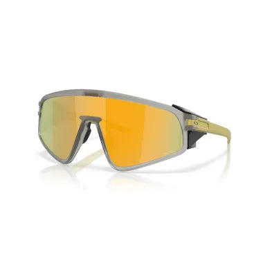 Oakley Sunglass Latch™ Panel Alloy Collection prizm 24k Lenses with matte grey ink Frame