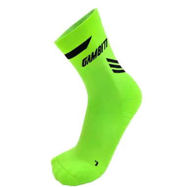 Gambitt Distance Short Unisex Compression Socks (Electric Green)