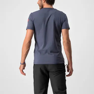 CASTELLI ARMANDO T-SHIRT -DARK STEEL BLUE
