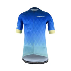 Gambitt Classic Mens Cycling Jersey (Cerulean Yellow)