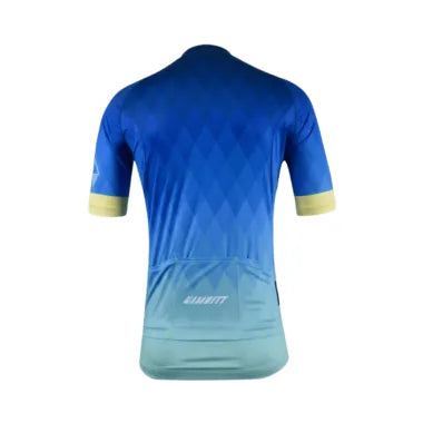 Gambitt Classic Mens Cycling Jersey (Cerulean Yellow)