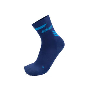 Gambitt Distance Short Unisex Compression Socks (Ocean Blue/Blue)