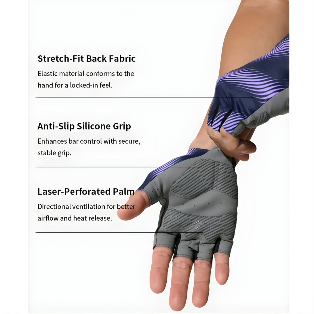 Monton Shadowfade Gloves-Purple Black