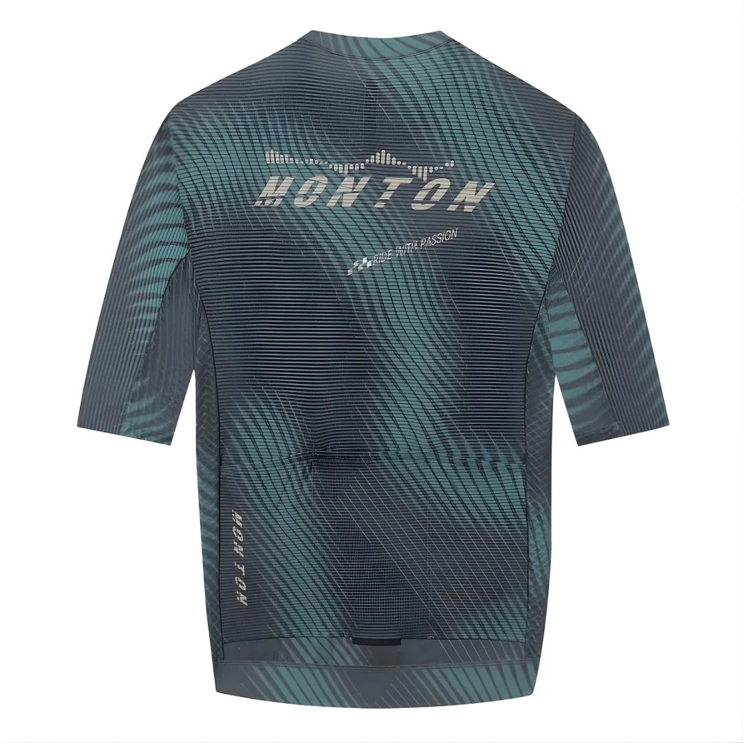 Monton Shadow Fade Jersey-Green Grey