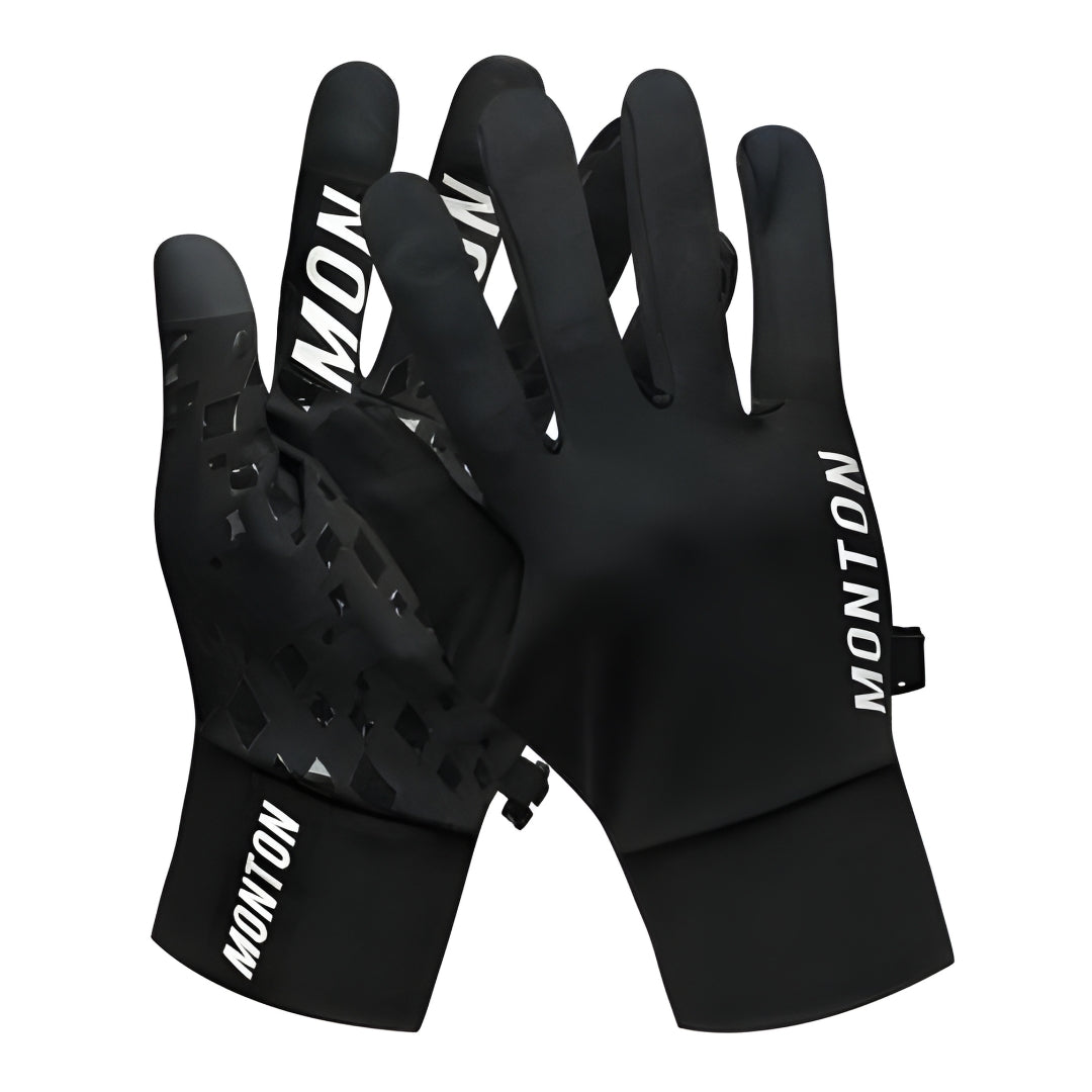 Monton Majin Winter Long Gloves-Black