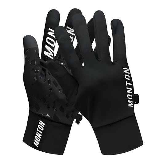 Monton Majin Winter Long Gloves-Black