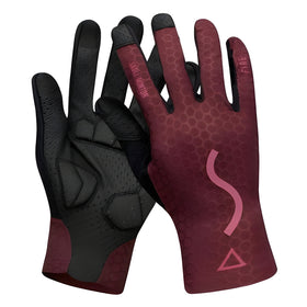 Monton Fire Long Gloves-Red