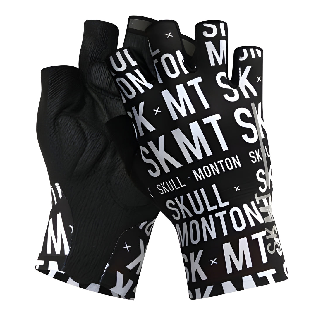 Skull Monton SKMT Gloves-Black/White
