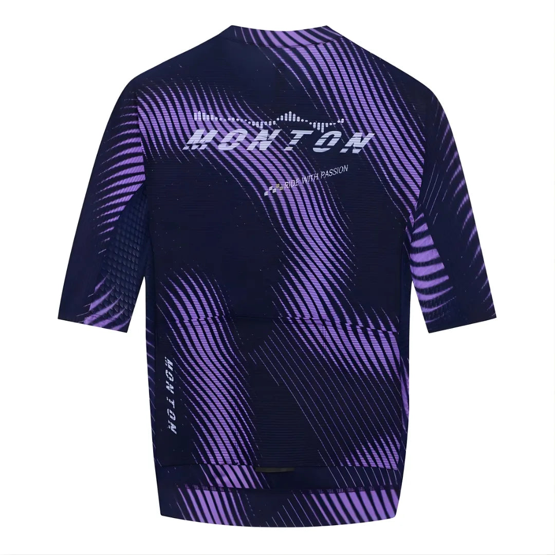 Monton Shadow Fade Jersey-Purple Black