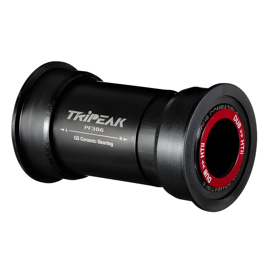 Tripeak BB386 Pressfit Ceramic Bottom Bracket 3-in-1 Shimano/SRAM/Rotor (86.5mm)-Black
