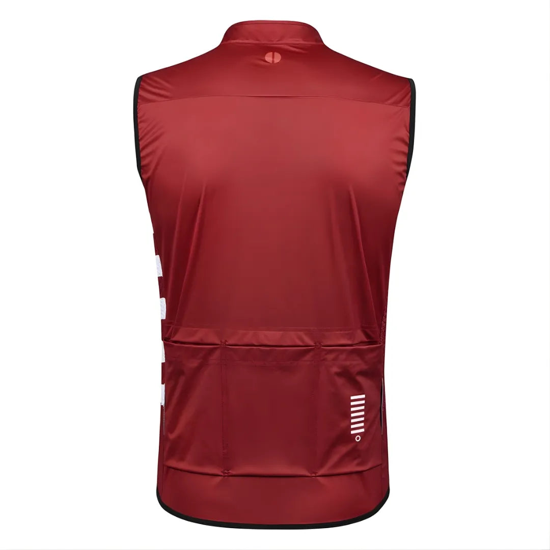 Monton Sunday Windproof Vest-Red Purple