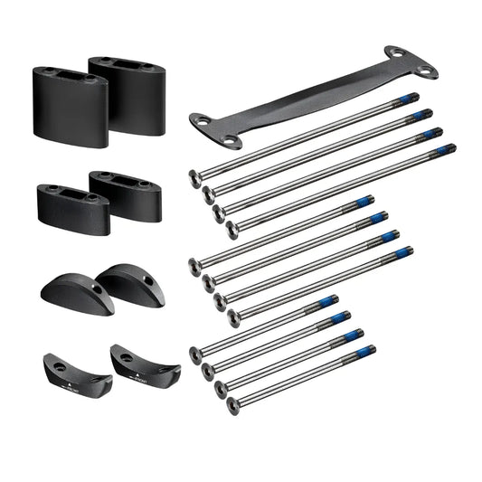 “FALCON TT BAR SPACER_20mm TTH-15 SPACER (2PCS/SET) AL6061,S.B.BK 17*51*20MM”