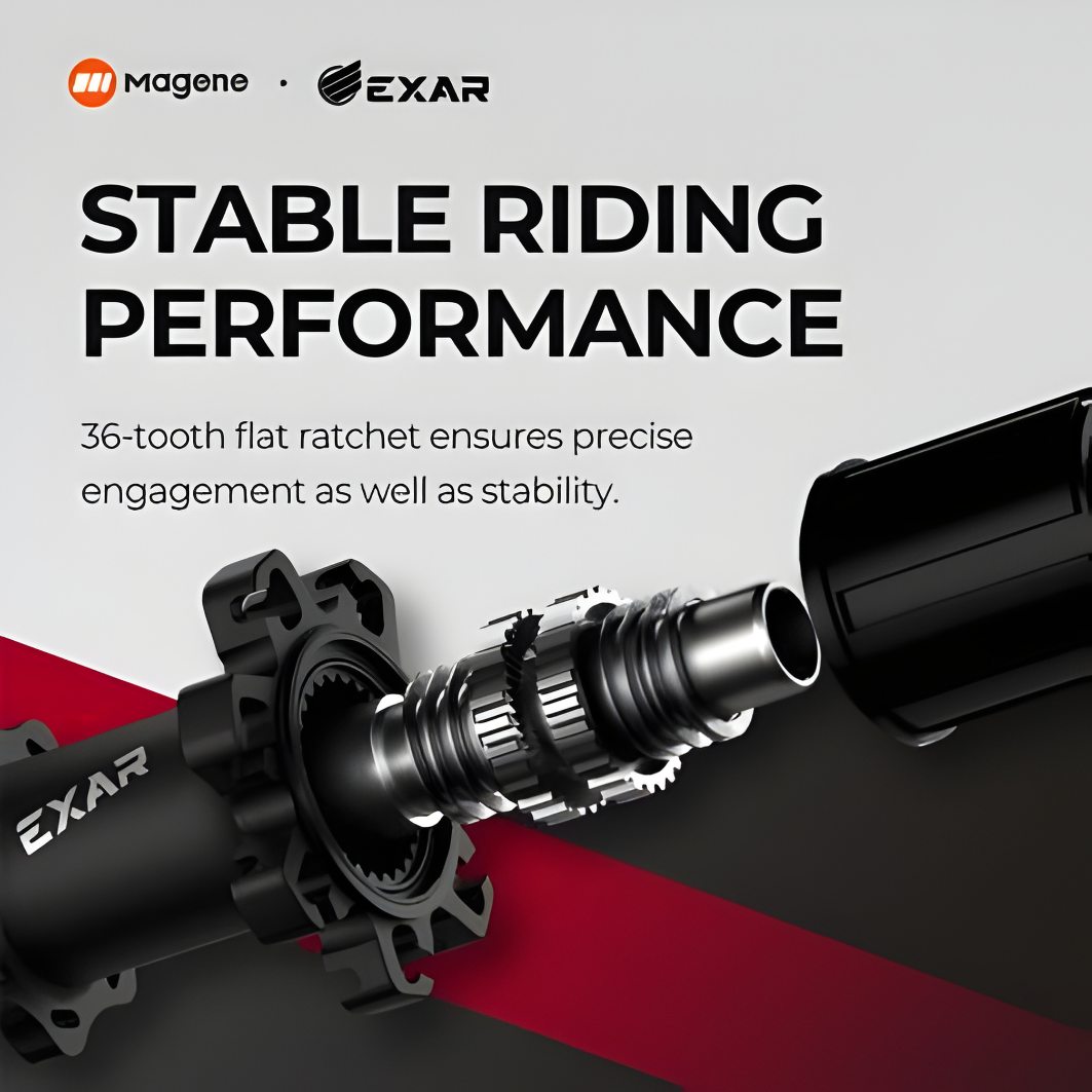 Magene EXAR Ultra DB508 Carbon Wheelset-50/58mm (Disc Brake)