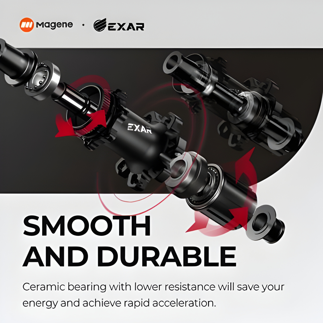 Magene EXAR Ultra DB508 Carbon Wheelset-50/58mm (Disc Brake)