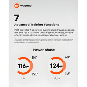 Magene P715 Power Meter Pedals-Black