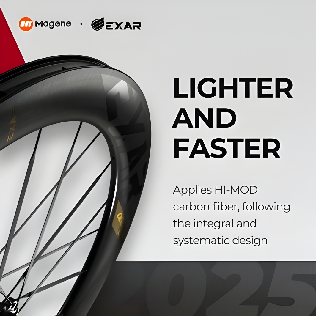 Magene EXAR Ultra DB405 Carbon Wheelset-40/45mm (Disc Brake)