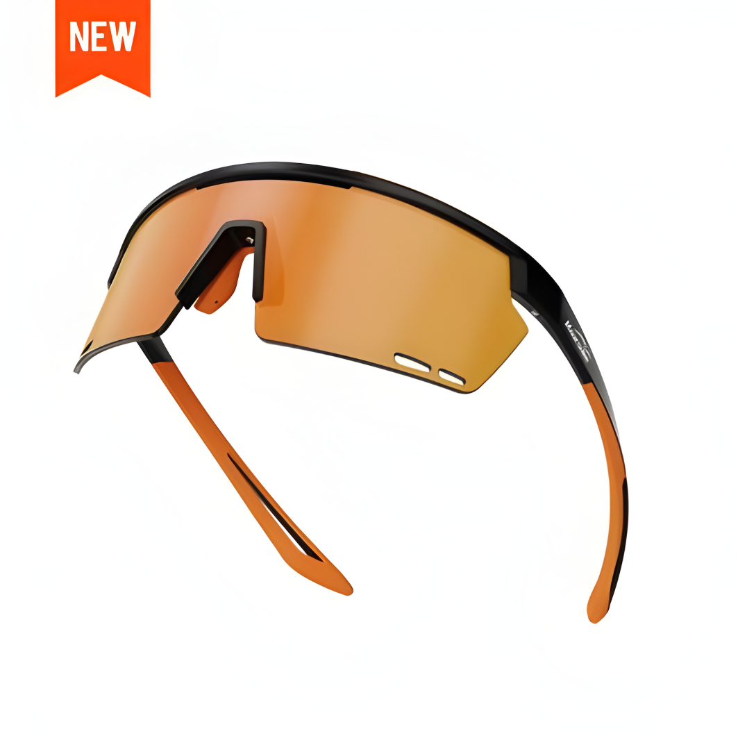 Magicshine Rouler Classic Sports Sunglasses-Black/Orange