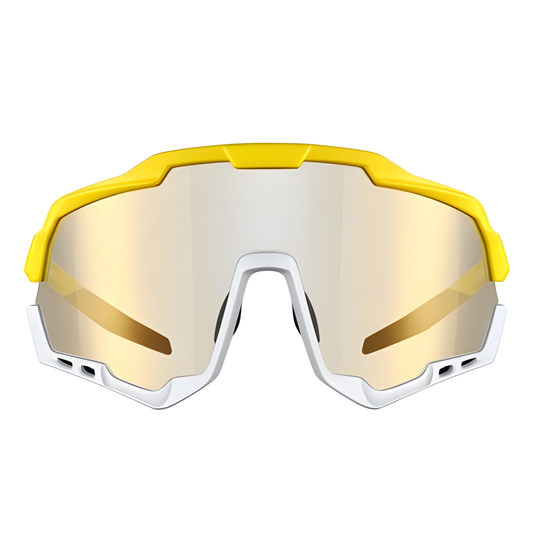 Magicshine Morpher Coloured Photochromic Sunglasses-Yellow/White