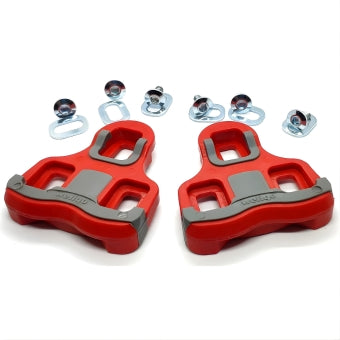 Wellgo RC-7B Cleat For Road Pedal (KEO Compatible)-Red/Grey