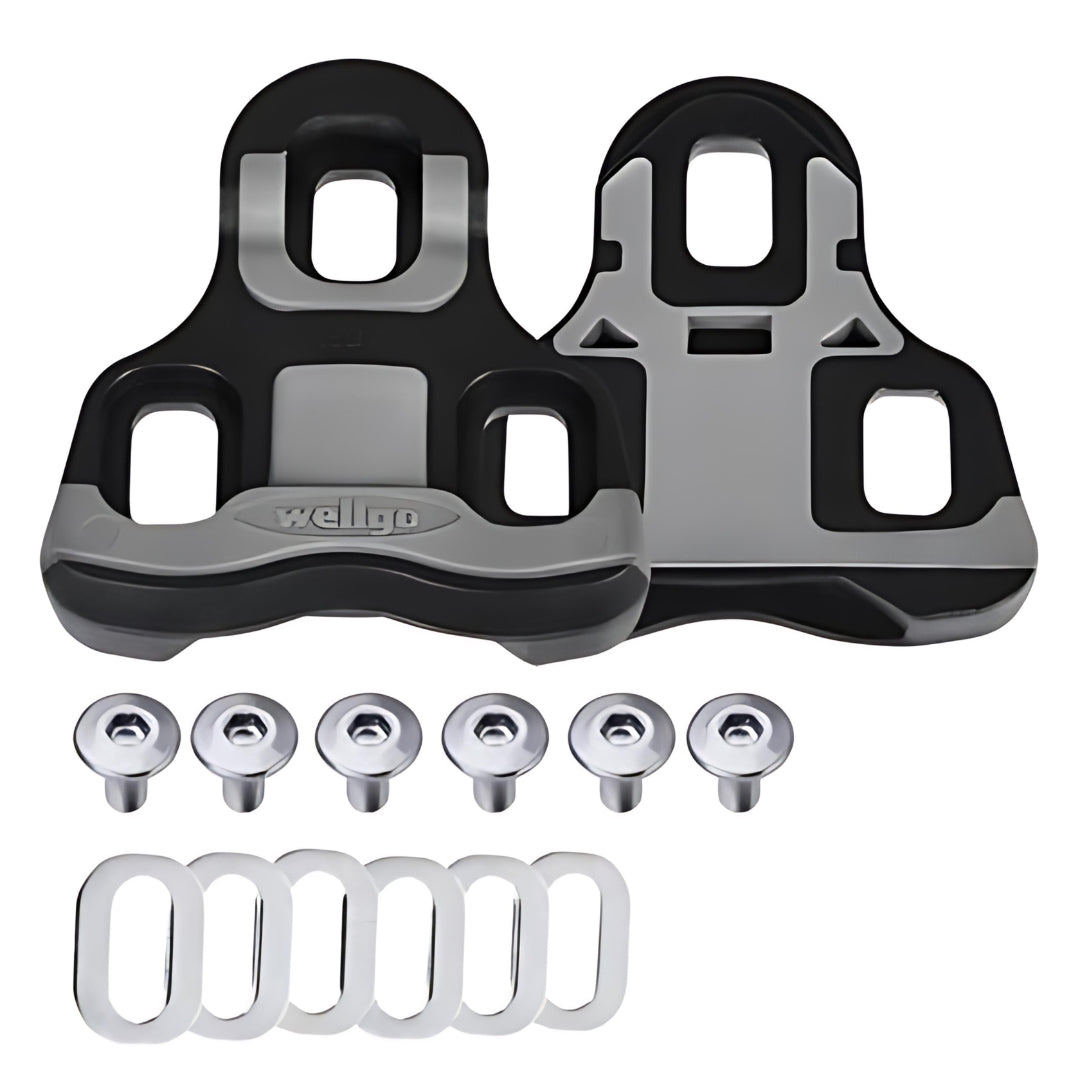 Wellgo RC-7C Cleat For Road Pedal (KEO Compatible) (0 Deg Float)-Black