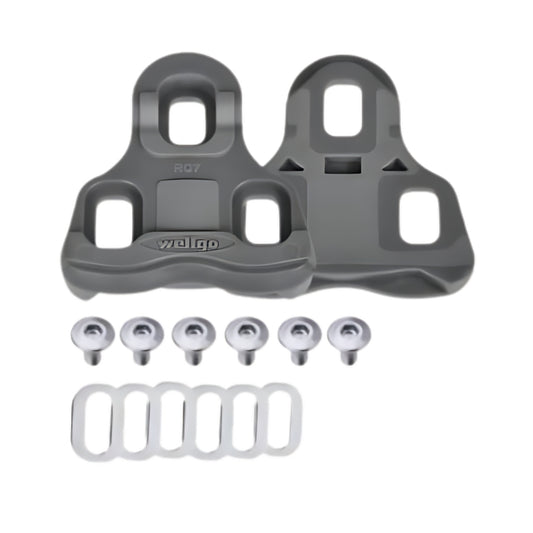 Wellgo RC-7A Cleat For Road Pedal (KEO Compatible) (9 Deg Float)-Grey