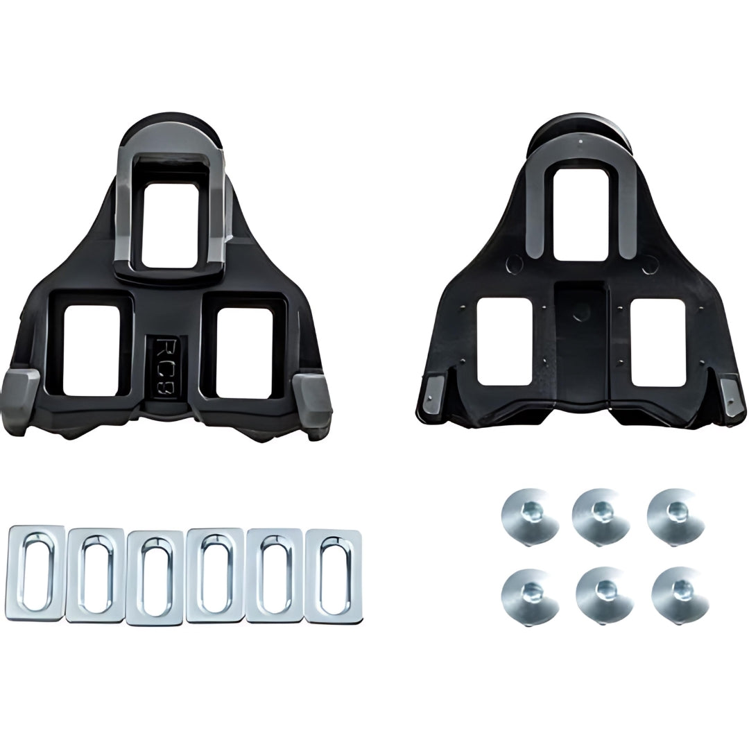 Wellgo RC-9D Cleat For Road Pedal (Shimano SPD-SL) (0 Deg Float)-Black