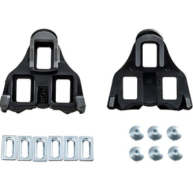 Wellgo RC-9D Cleat For Road Pedal (Shimano SPD-SL) (0 Deg Float)-Black
