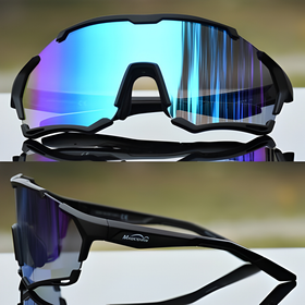 Magicshine Versatiler Photochromic Sunglasses-Blue