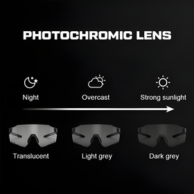 Magicshine Windbreaker Photochromic Sunglasses-Blue